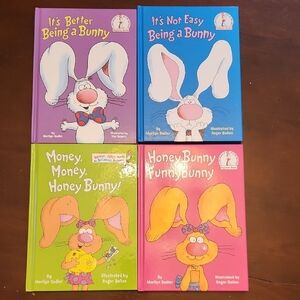 Set of 4 Bunny Themed Children's Books